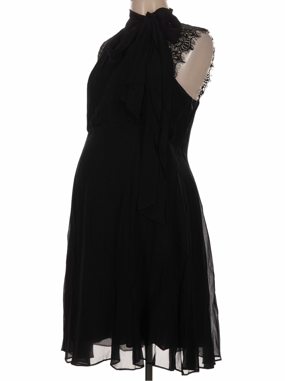 Maternity & Nursing Cocktail Dress Neckline Tie Size 8